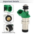 thumbnail image 3 of Inyector de combustible Unique Bargains para Toyota Paseo Base 1.5 1996-1998, boquilla de combustible de coincidencia de flujo 23209-11110, 1 pieza de motor, 3 of 7