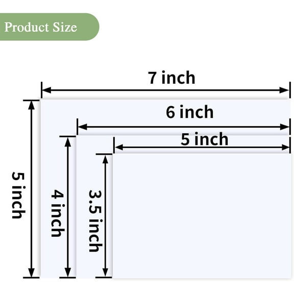 SHILIU-Photo Paper 3.5x5, 4x6, 5x7 inch, Glossy Photo Papers 150 Sheets, Inkjet Printer Photo Paper for Dye Ink, 200 GSM (50 Sheets of each size 3.5x5, 4x6, 5x7)