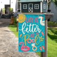 thumbnail image 4 of Life is Better at the Pool Garden Flag Summer Pool Garden Flag 12.5x18 Double Sided Vertical Burlap Farmhouse Yard Flag Summer Seasonal Outdoor Decor, 4 of 6