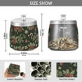 thumbnail image 2 of Yayeee Ashtray with Lid for Cigarette Smokeless Stainless Steel Home Ash Holder, Green Christmas Holly, 2 of 7