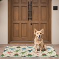 thumbnail image 4 of Beige Colorful Dinosaurs Pattern Door Rugs,Washable Non Slip Door Mats Indoor,Decorative Door Mats,Entry Mat Indoor for Entrance,Bedroom,Kitchen,Bathroom,16"x47", 4 of 6