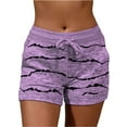 thumbnail image 1 of YAGHYAGH Womens Summer Beach Hot Pants Drawstring Sport Workout Shorts, 1 of 3