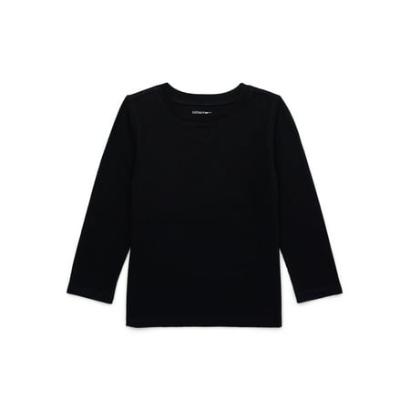 Garanimals Toddler Boys Long Sleeve Solid Thermal Tee, Sizes 18M-5T