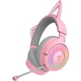 thumbnail image 1 of Auriculares para juegos Razer Kraken Kitty V3 Pro inalámbricos RGB Rosa, 1 of 9