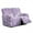 Purple Lavender, variant on Xoenoiee Purple Lavender Print Recliner Loveseat Cover, 2 Seater Jacquard Recliner Sofa Slipcover with Pockets Washable Stretch Reclining Couch Covers Furniture Protector