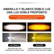 thumbnail image 4 of Faros Auxiliares Moto Par De Led Luces Para Autos Dos Color, 4 of 8