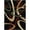 Black, variant on Woven Trends Sumatra Modern Hallway Runner 1'9" x 7'2" - Overlapping Curved Lines Abstract Pattern Carpet with Jute Backing Area Rug, Stain-Resistant Long Rugs for Hallway, Corridor, Entryway - Black