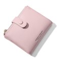 thumbnail image 4 of Cartera corta para mujer, cartera sencilla, monedero de PU, tarjetero, cartera de mano con cremallera de moda, 4 of 6