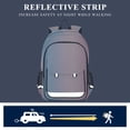 thumbnail image 5 of FORMRS Unisex School Backpack 17" Student Travel Bag with Laptop Compartment, Light Pink Gradient, 5 of 7