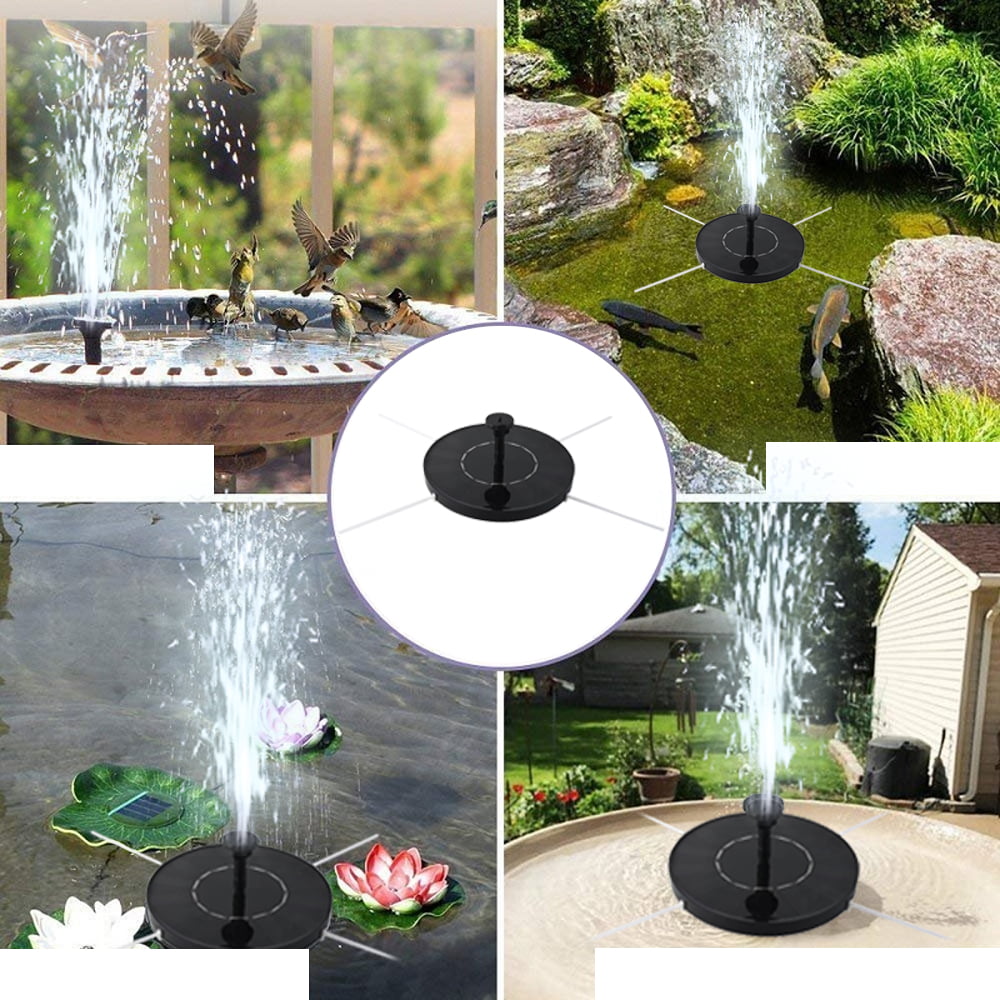 Solar Panel Powered Water Feature Pump Floating Pool Pond Aquarium Fountain New 