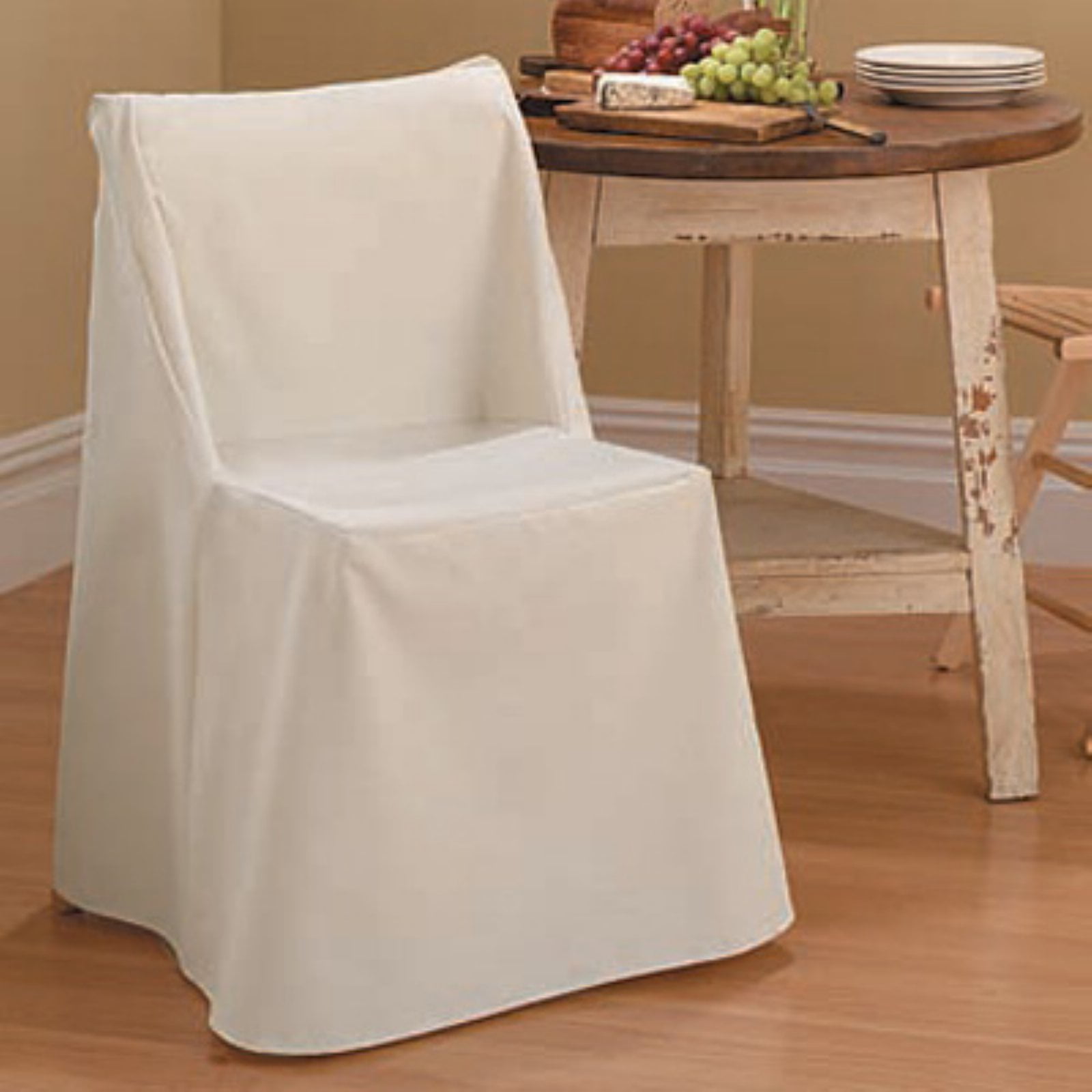 Sure Fit Cotton Duck Folding Dining Chair Slipcover