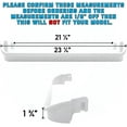 thumbnail image 4 of QRInnovations Barre d'Étagère de Porte Améliorée 240534901 Compatible avec Réfrigérateur Frigidaire Ou Kenmore, 4 of 4