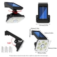 thumbnail image 2 of Luz De Pared Solar Ahorro De Energía Lámpara De Inducción De Cuerpo Humano Al Aire Libre Vida Impermeable Led Sensor De Movimiento Luz De Cabeza 180 Grados Ajustable Cateissary HA017010-00, 2 of 7