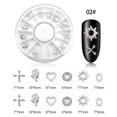 thumbnail image 2 of 1 Box Nail Art Decoration Nails Rhinestone Manicure DIY Accessory Tools (02Silver), 2 of 2