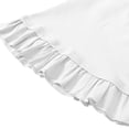 thumbnail image 7 of larppty Girls' Summer Shirts Cute Tops Ruffle Sleeve Crew Neck Casual Tees (White, 11-12 Years), 7 of 7