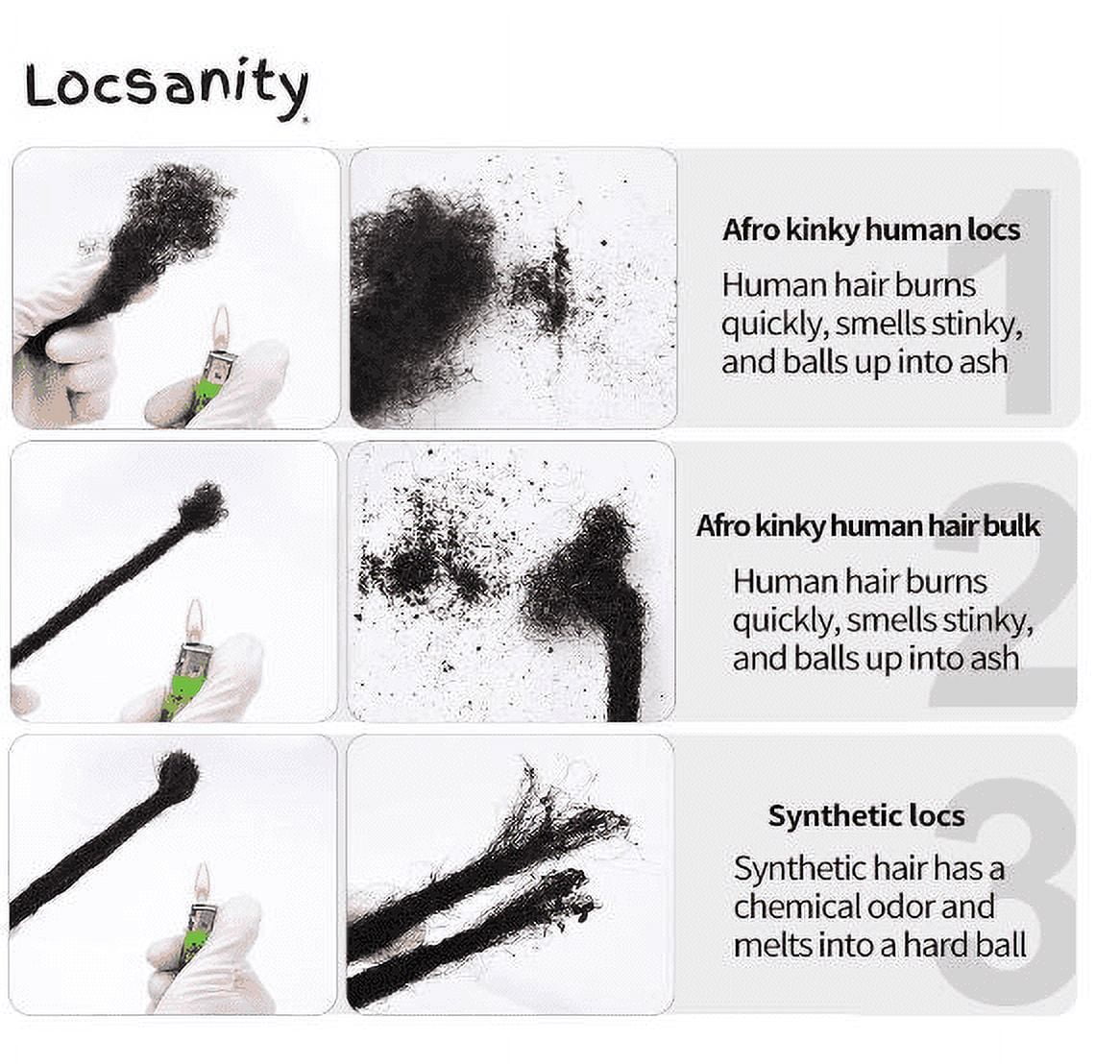 Locsanity All Hair Types Dreadlocks Adhesive Natural Hair Extensions 8", Barbie Pink