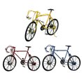 thumbnail image 3 of Mini bicicleta de fundición a presión a escala 1:10 para colección rojo, 3 of 8