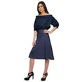 thumbnail image 2 of Moomaya Jupe Imprimée pour Femmes en Poly Spandex Tenue Décontractée Jupe d'Été pour Filles, 2 of 5