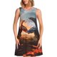 thumbnail image 1 of Fotbe Lava Dragon Vestido de Verano sin Mangas para Mujer – Vestido Midi Línea A, Estilo Camiseta Floral, Vestido Playero Casual y Fluido, 1 of 7