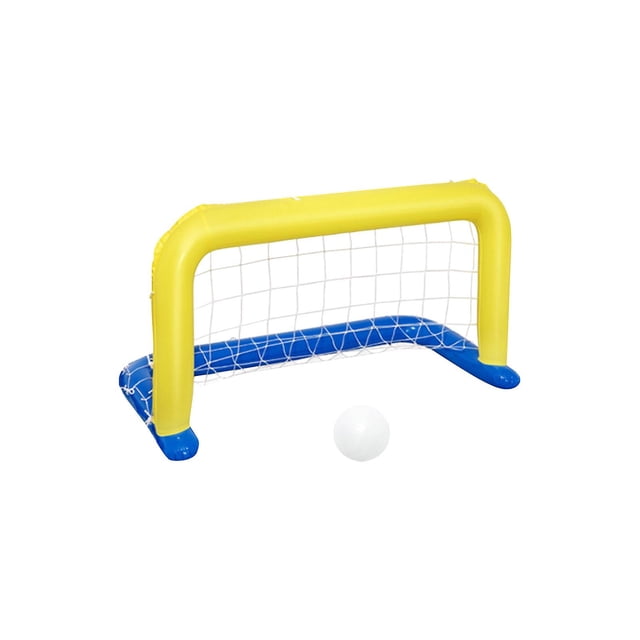 Set inflable de voleibol de piscina y aros de baloncesto