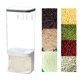 thumbnail image 5 of Contenedor de cereales para granos, dispensador de alimentos secos, organizador de cocina, montado en la pared 1500 ml, 5 of 7