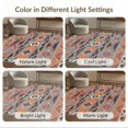 thumbnail image 7 of ODIKA 8'x10' Washable Area Rug Distressed Southwestern Faded Stripes Border Kilim Navy Vintage Playful for King Size Bedroom Under Bed, Master Suite, Non-Shedding, Easy Care, 7 of 7
