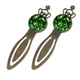 thumbnail image 2 of St. Patrick's Day Vintage Copper Crown-Shaped Bookmarks: Stainless Steel Material, Gift for Book Lovers - Includes 2 Bookmarks!, 2 of 5