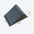 thumbnail image 6 of NUOLUX 2PCS Portable Wheel Ramp Triangle Rubber Skid Stop Wheel Chocks(Black), 6 of 6
