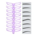 thumbnail image 3 of 8Pcs/Set Eyebrow Stencils Shaping Grooming Eye Brow Model Template Eyebrows Styling Tool, 3 of 8