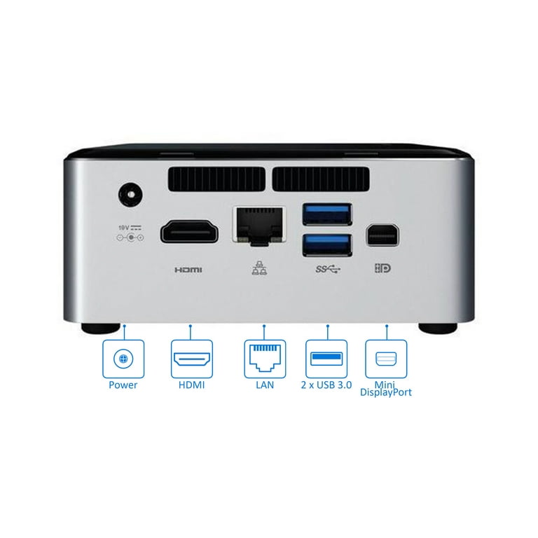 Intel NUC6i5SYH Mini Desktop, Intel Dual-Core i5-6260U Upto 2.9GHz