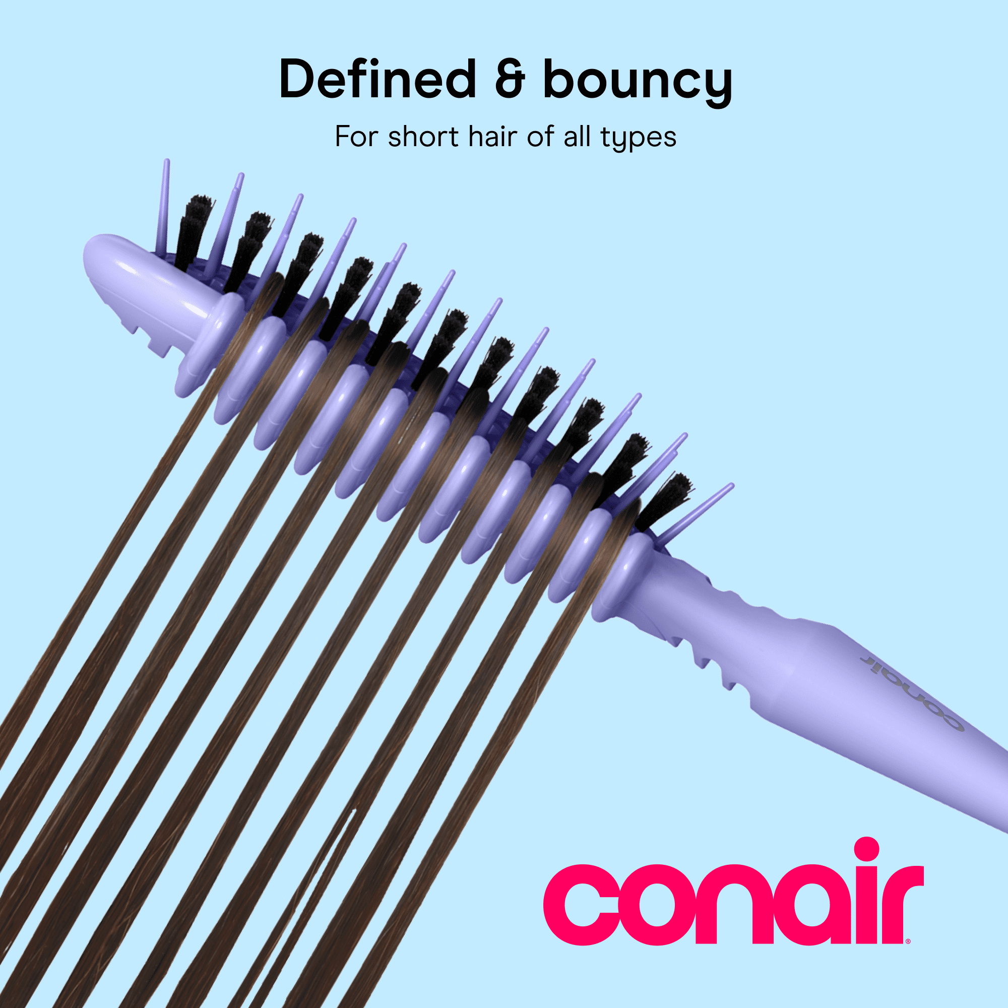 Conair Curl Define Pro Detangling Hair Brush for Loose Curls and