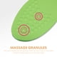thumbnail image 3 of EeaseMX par de plantillas correctoras para piernas arqueadas, correctores de estrephexopodia de PU, almohadillas correctoras para piernas, cojín para el cuidado de los pies, talla L 41-43, color verde, 3 of 7