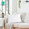 thumbnail image 4 of ROYALE LINENS 14 x 20 Pillow Insert - Down Alternative Throw Pillows Insert - Rectangle Pillow Pack of 1 White - Bed & Couch Pillows - Inner Cushion for Bed, Cushion for Living Room - Shams Stuffer, 4 of 10