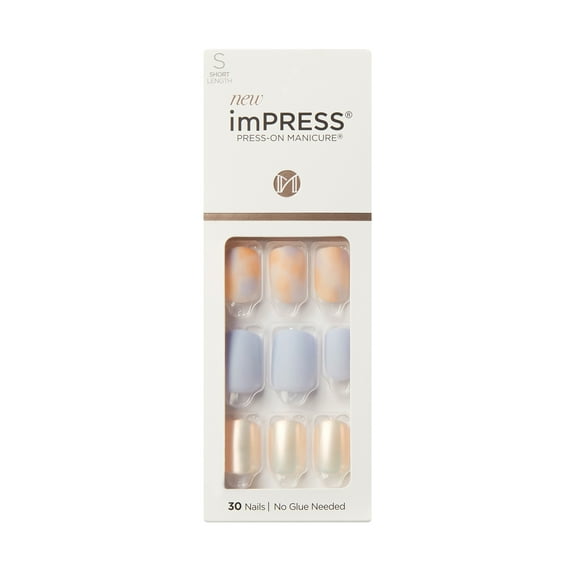KISS imPRESS Press-On Nails, ‘Giggle Giggle’, 30 Count