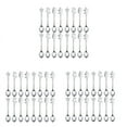 thumbnail image 1 of 48Pcs Stainless Xmas Coffee Spoons Dessert Spoon Tableware Kitchen New Year Gifts Silver, 1 of 7
