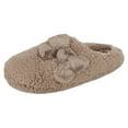 thumbnail image 4 of Jessica Simpson Womens Plush Marshmallow Slide On House Slipper Clog with Memory Foam, 4 of 9