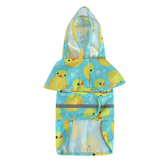 Imperméable Chien à Capuche Slicker Poncho pour Petits à X-Grands Chiens et Chiots