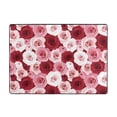 thumbnail image 7 of Area Rugs For Living Room Decor - Rose Soft Anti Slip Throw Washable Rugs 5x7 For Bedroom, Indoor Carpet For Bedroom Living Room 80x58In, 7 of 7