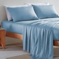 thumbnail image 1 of Super soft and silky 100% Viscose from Bamboo Hypo Allergenic Cooling Pillowcases, Blue, Pair of Standard Pillowcases, 1 of 5