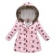 thumbnail image 1 of Gibobby Chamarra niñaNiñas pequeñas Invierno Manga larga Moda Grueso Cálido Con capucha Abajo Abrigo Paraks(Rosa, 5-6 Años), 1 of 5