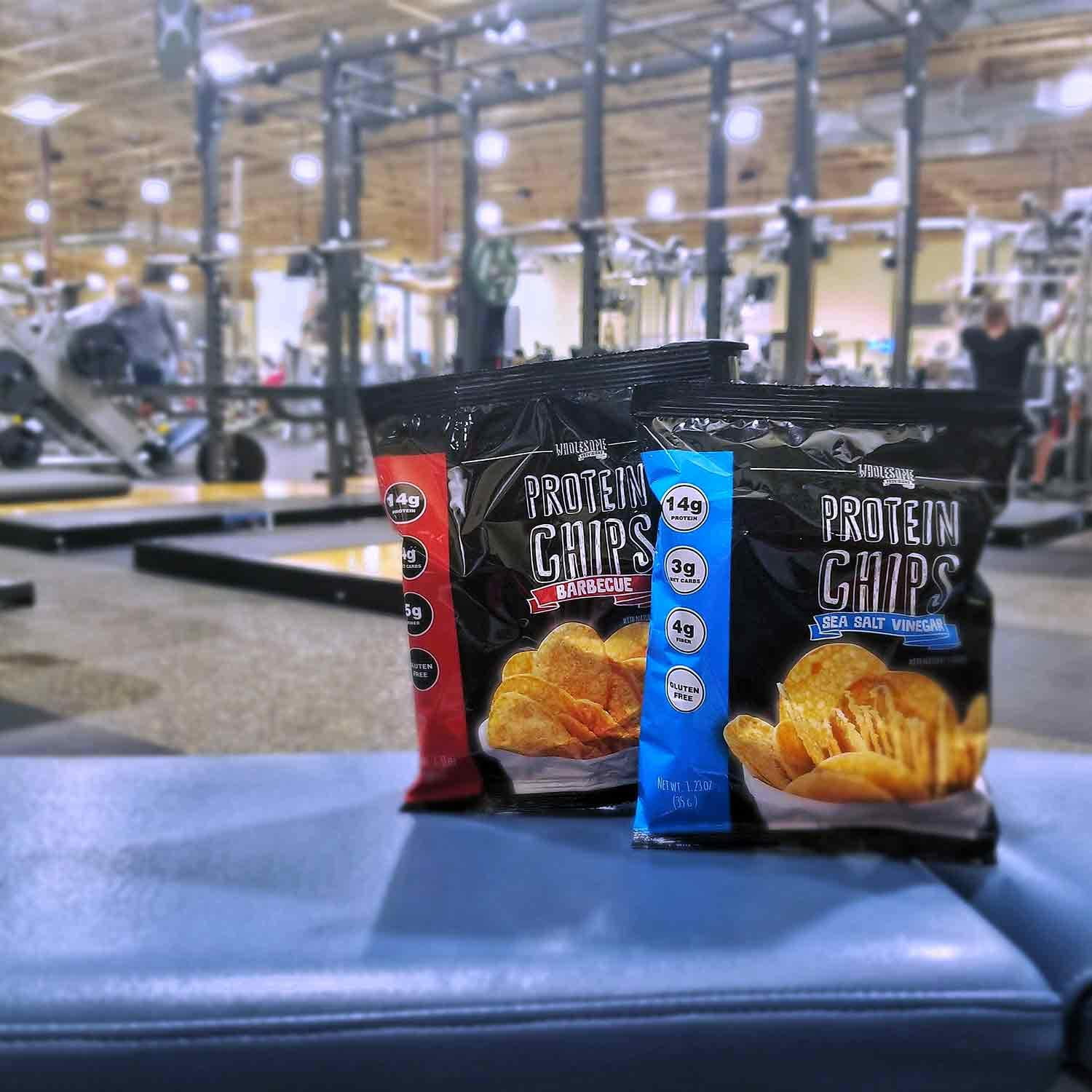 Assorted Protein Chips, Keto-Friendly, 14g Protein, 3g-4g Net Carbs, Gluten Free, Keto Snacks, Low Carb Snacks, Protein Crisps, Made in USA, 6 Pack