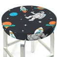 thumbnail image 3 of Naloa Space Round Bar Stool Cushion Cover 12-14 inch, Fits Kitchen, Office, Restaurant Chairs - 14 inch, 3 of 7