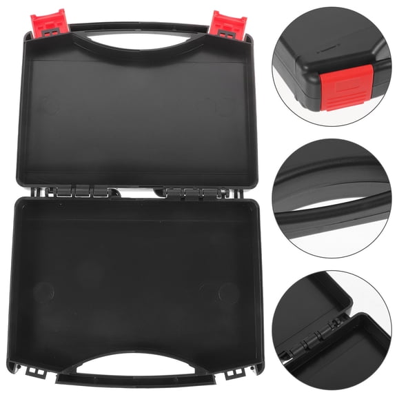 Pawsdot Small Hard Case Toolbox Plastic Tool Storage Box Portable and Drop Resistant