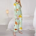 thumbnail image 4 of Disketp Pajamas Set Long Sleeve Sleepwear Womens Button Down Nightwear Pj Sets-Mushroom Bee, 4 of 9
