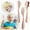 Rose Gold, variant on Rose Gold ki-ds Flatware Set, 3 Pcs Stainless Steel Toddler Cutlery, ch-ildren's Spoon fork and Knife Set, Silverware for Travel and Daily Meals