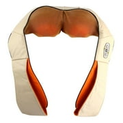 Qiilu Electronic Infrare Heat Kneading Massager for Shoulder Neck Waist Full Body Massage with 8 Rotating Heads and Timing Heat Function Pain Relief for Home/Car Use