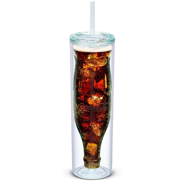 Coke Icon Tumbler Double Insulated Upside Down Bottle Inside 14 Fl Oz