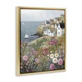 thumbnail image 2 of Stupell Industries Rustic Lodge Pink Meadow Overlooking Sailboats Gold Floating Frame Canvas Art, 25 x 31, by Riley B, 2 of 7