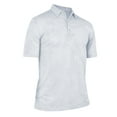 thumbnail image 1 of Monterey Club Men's Short Sleeve Grid Jacquard Golf Polo Shirt #1292, 1 of 2