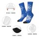 thumbnail image 5 of Balery Compass Calcetas Largas con Estampado para Hombre y Mujer – Suaves y Transpirables, Talla Única (US 5-11), 5 of 6